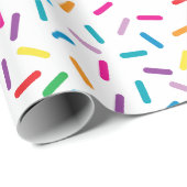 虹色カラフルまきパターン ラッピングペーパー (ロールコーナー)