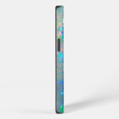 虹色カラフルオパール |抽象芸術電話ケース iPhoneケース (右側面)