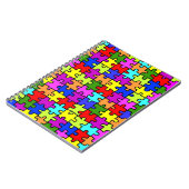虹色カラフルジグソーパズル ノートブック (左側)