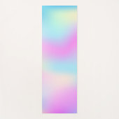 虹色カラフルモダン背景 ヨガマット (正面)