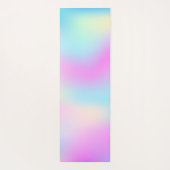 虹色カラフルモダン背景 ヨガマット (裏面)
