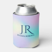 虹色カラフル背景2 缶クーラー (缶正面)