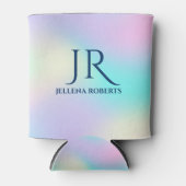 虹色カラフル背景2 缶クーラー (正面)