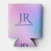 虹色カラフル背景3 缶クーラー (正面)