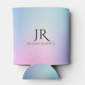 虹色カラフル背景 缶クーラー (裏面)