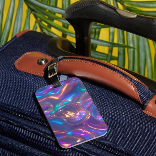 虹色カラフル色 ラゲッジタグ (正面インサイチュ1)