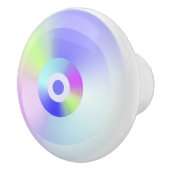 虹色カラフル虹色の良いバイブグラデーション セラミックノブ (右)