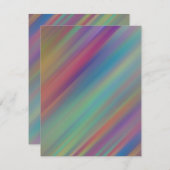 虹色カラフル運動あいさつ空白のカード シーズンカード (正面/裏面)