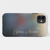 虹色ガラスぼやけボードの電話ケース Case-Mate iPhoneケース (裏面(横))