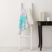 虹色ガラス幾何学模様 シェルパブランケット (インサイチュ)