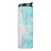 虹色ガラス幾何学模様 タンブラー (回転左)