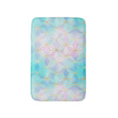 虹色ガラス幾何学模様 バスマット (正面縦)