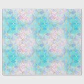 虹色ガラス幾何学模様 ラッピングペーパー (フラット)