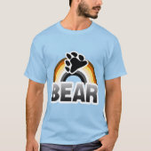 虹色クマの旗 Tシャツ (正面)