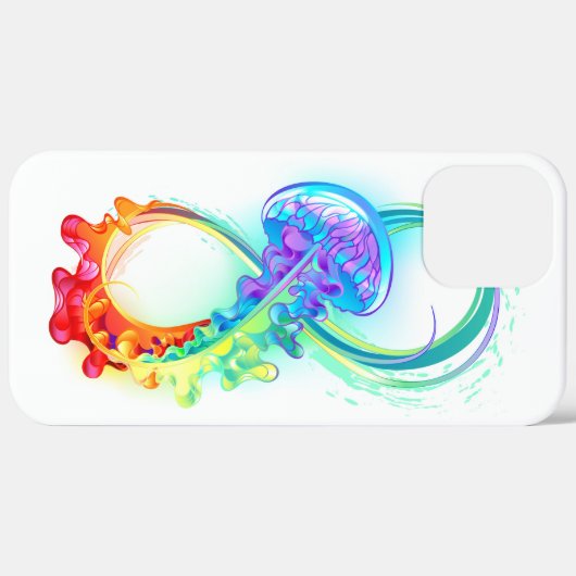 虹色クラゲのインフィニティ Case-Mate iPhoneケース (裏面 / 右)