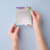 虹色クリスタルチラシ チラシ (手)