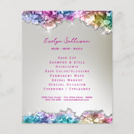 虹色クリスタルチラシ チラシ