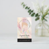 虹色クリスタルネイルサロンネイリスト部 名刺 (スタンド正面)