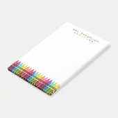 虹色クレヨン | 幼稚園の先生 ポストイット (アングル)