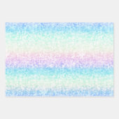 虹色グラーム虹色パターン ラッピングペーパーシート (正面)