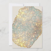 虹色グリッターリハーサルディナー 招待状 (裏面)