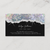 虹色グリッター名刺 名刺 (裏面)