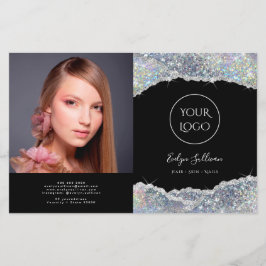 虹色グリッター2折パンフレット