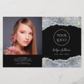 虹色グリッター2折パンフレット (正面)