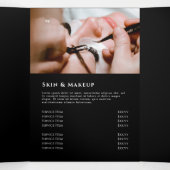 虹色グリッター3折パンフレット 三つ折りカード (内部中)