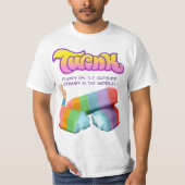 虹色ケーキ ゲイ プライド LGBTQ+ Tシャツ (正面)