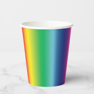 虹色ゲイプライドlgbtqパターン 紙コップ