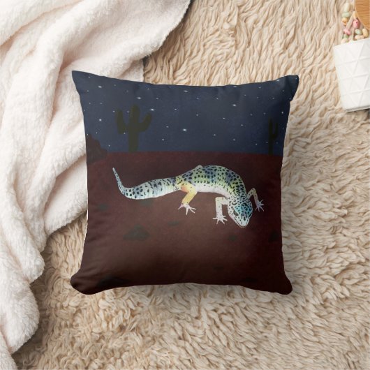 虹色ゲッコ クッション (ブランケット)