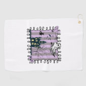 虹色コケットハロウィーン ゴルフタオル (横)