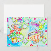 虹色コーヒー ノートカード (正面/裏面)