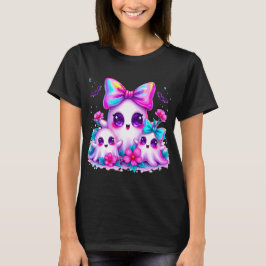 虹色ゴーストハロウィンTシャツ Tシャツ