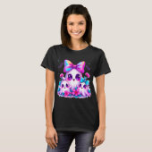 虹色ゴーストハロウィンTシャツ Tシャツ (正面フル)