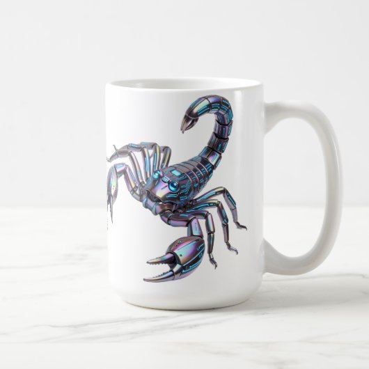 虹色サイバースコーピオン メカニカルアート コーヒーマグカップ (右)