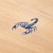 虹色サイバー・スコーピオン メカニカルアート アクリル招待状 (レイダウン)