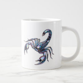 虹色サイバー・スコーピオン メカニカルアート ジャンボコーヒーマグカップ