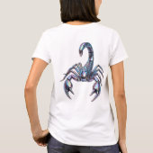 虹色サイバー・スコーピオン メカニカルアート Tシャツ (裏面)