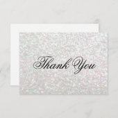 虹色サンキューカード-すてきなGlit - サンキューカード (正面/裏面)