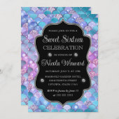 虹色シルバーマーメイドはかりで測フレーム甘い16 招待状 (正面/裏面)