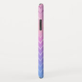 虹色ジグザグパターン Case-Mate iPhoneケース (裏面/右)