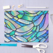 虹色ステンドグラス効果の切り離し 薄葉紙 (クラフト)