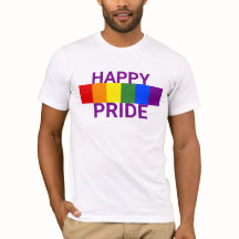 虹色ストライプのハッピー・プライドLGBT