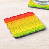 虹色ストライプの数々のの コースター (左側)