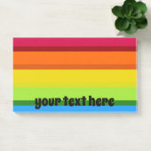 虹色ストライプの数々の ポストイット (オフィス)