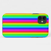 虹色ストライプの電話カバー Case-Mate iPhoneケース (裏面(横))