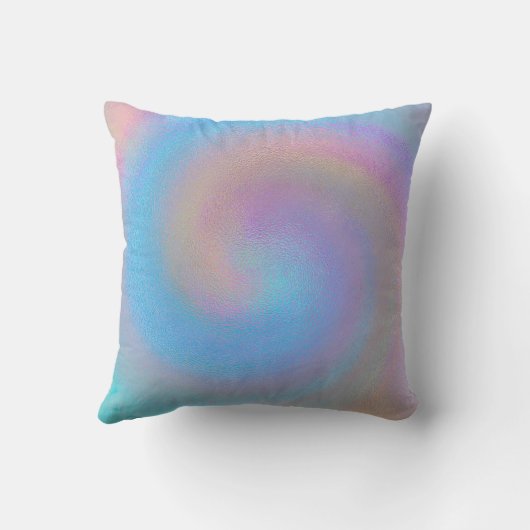 虹色スパイラル クッション (裏面)