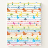 虹色セサミ絵柄 ノートブック (裏面)